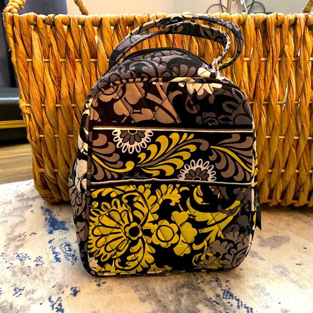VERA BRADLEY Floral BAROQUE  lunch tote